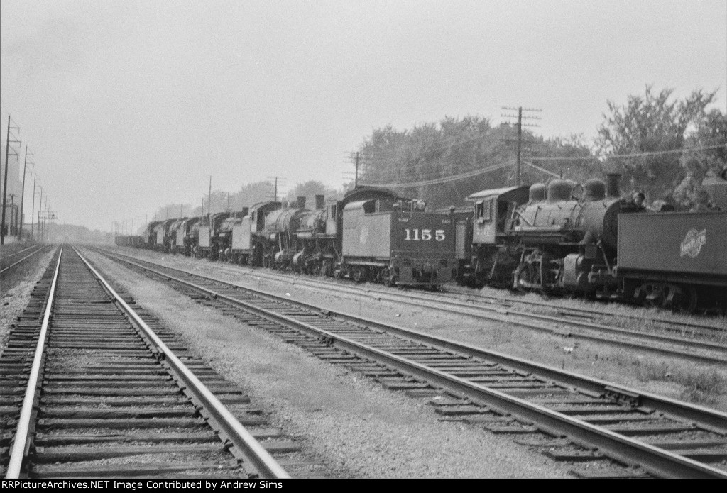 CNW Retired Steam Engines